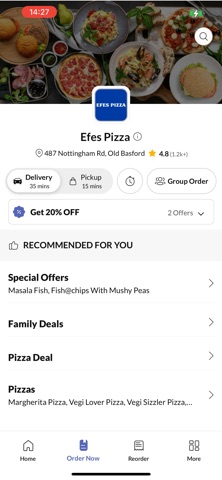 Efes Pizza. Screenshot 2 of 4