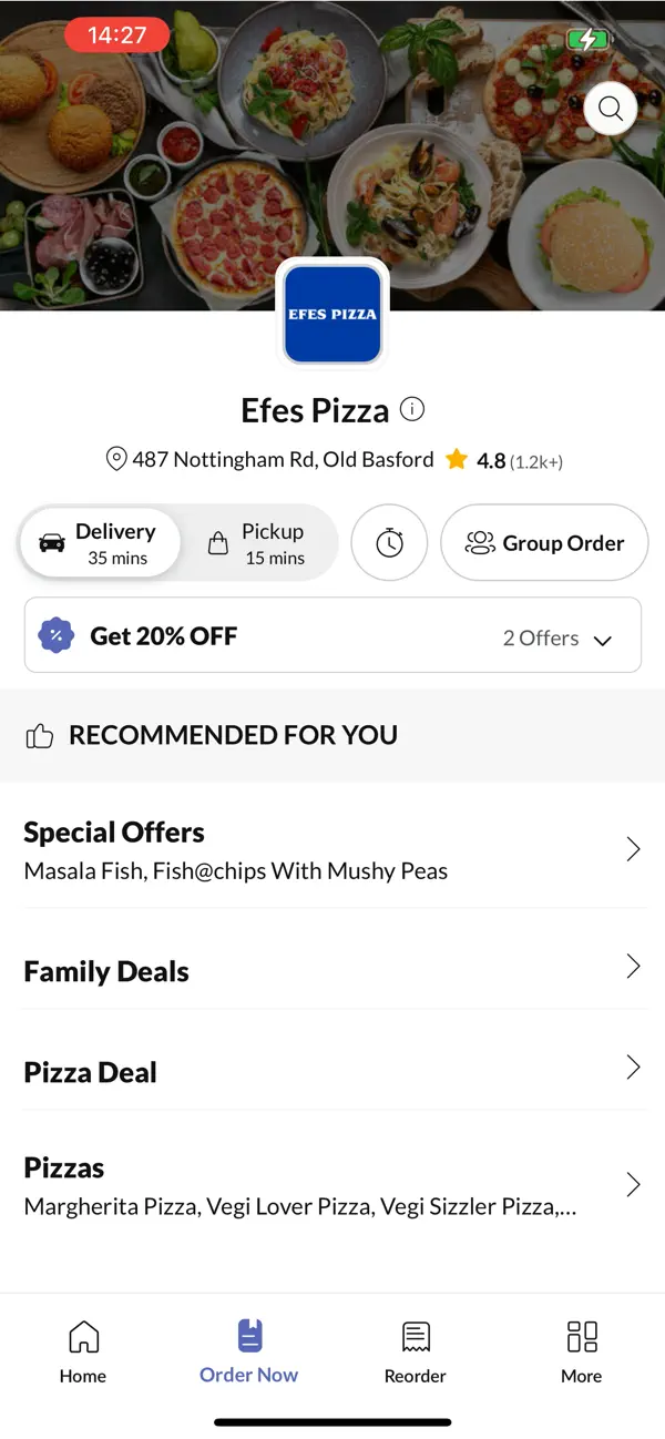 Screenshot #2 pour Efes Pizza.