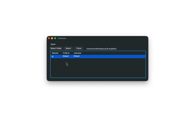 App screenshot