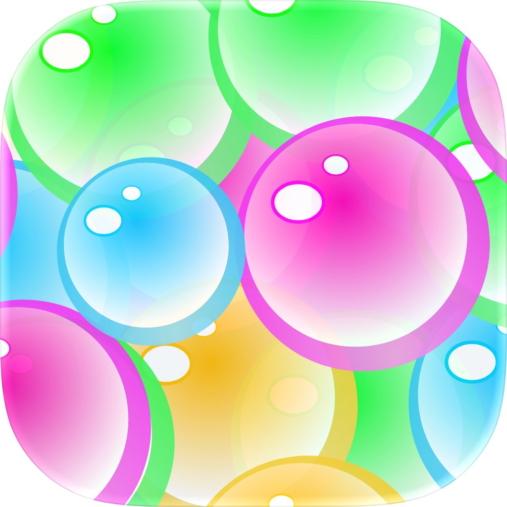 Apple App Store cover for Popping Bubbles Game