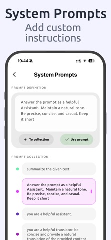 LatentChat - Assistant LLM iPhone screenshot