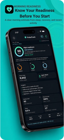 PulseTrack: Readiness & Sleep Screenshot 1 of 3