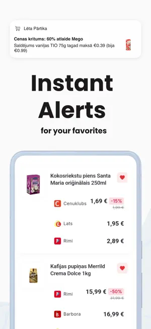 Grocery Prices – Lēta Pārtika screenshot 4