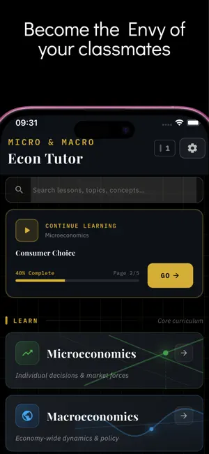 Econ Tutor: Learn Economics screenshot 4