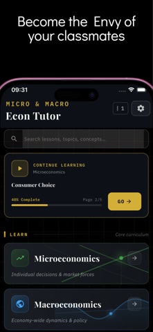 Econ Tutor: Learn Economics screenshot
