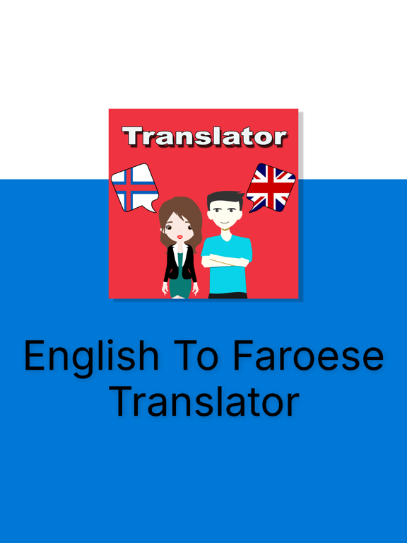 English To Faroese Translator iPad screenshot
