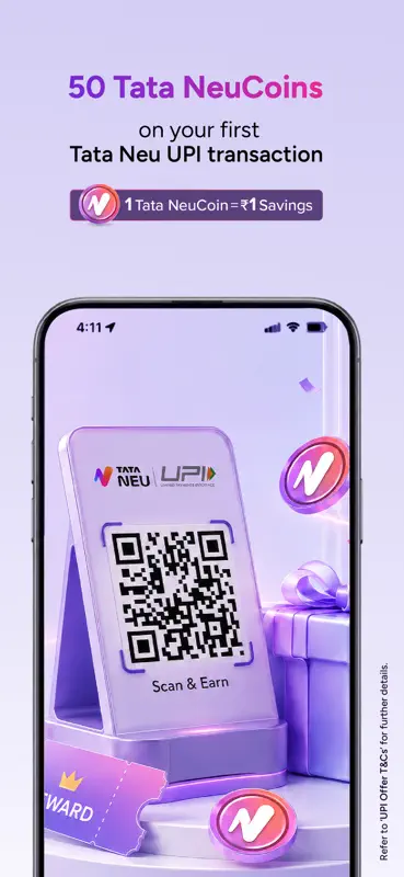 Tata Neu: UPI, Cards, Rewards screenshot 1 of 9