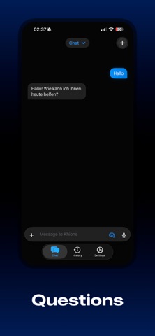 Khione iPhone screenshot