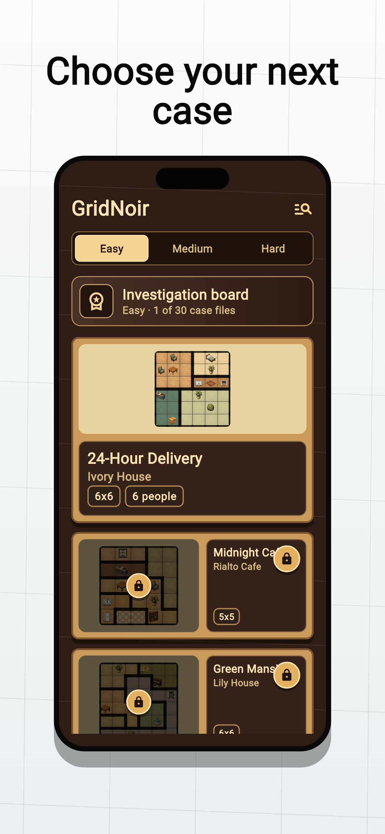 GridNoir: Murder Sudoku