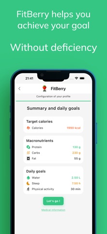 FitBerry: Calories tracker screenshot