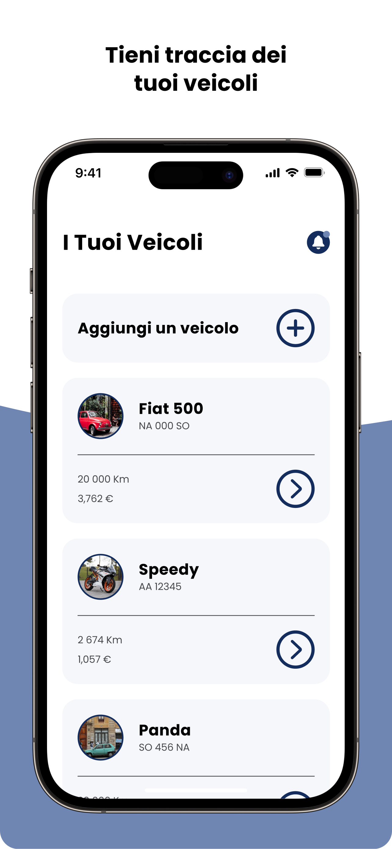 MotorLog: Gestione Veicoli
