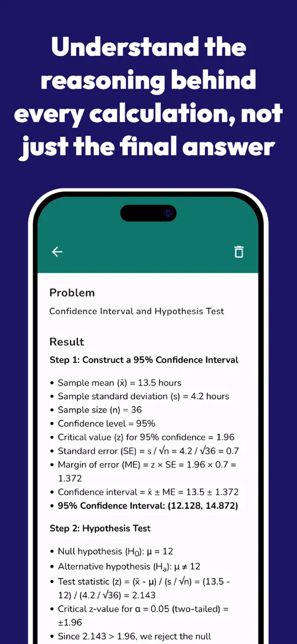 #5. Statistics Problem Solver (iOS) De: Mobile Aplicaciones SL