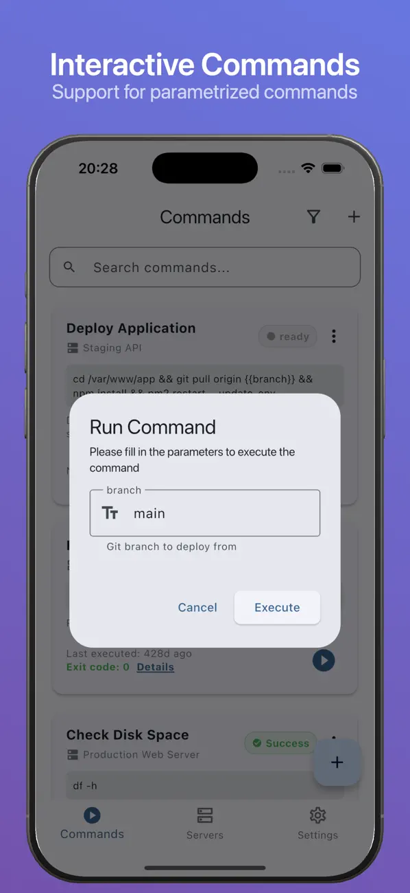 #3. SSH Command Widget (iOS) Door: Andreea Schmid