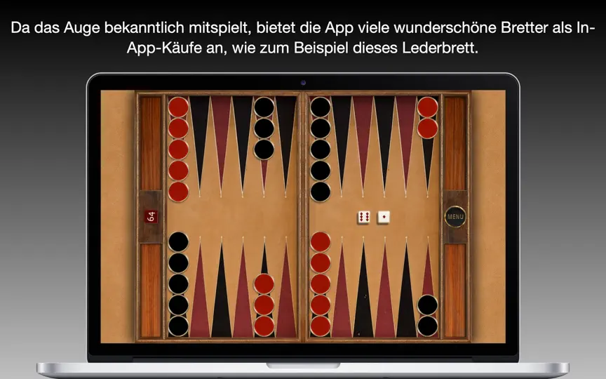 Screenshot von True Backgammon HD auf dem iPhone 10