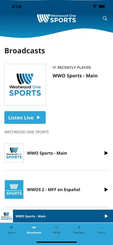 Westwood One Sports screenshot 3