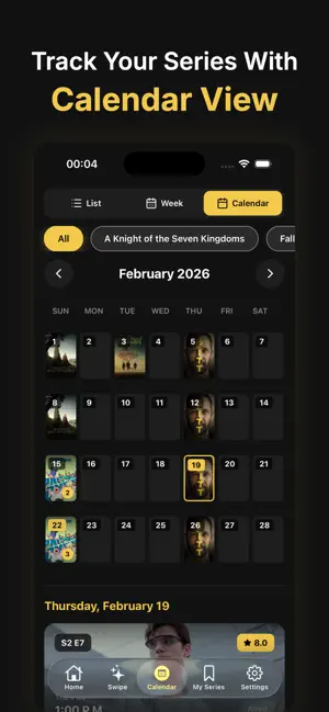 Series Track: TV Calendar screenshot 3
