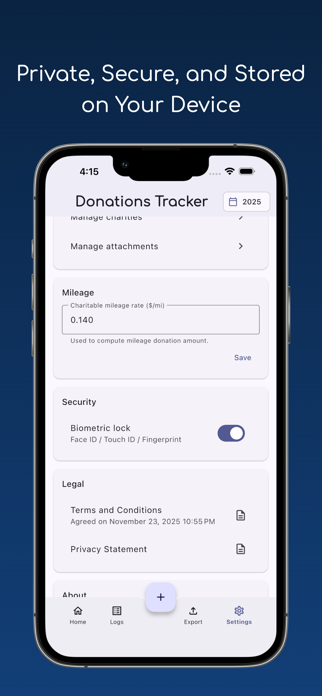 Donations Tracker Screenshot 8 of 8