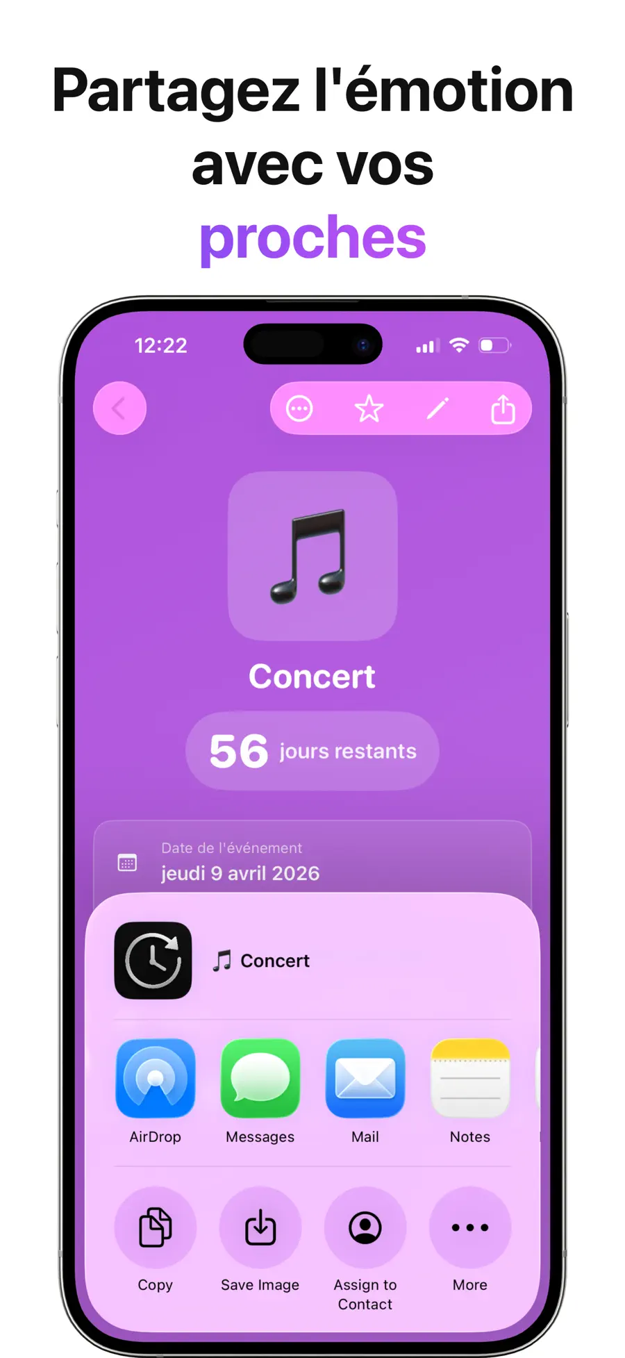 Compte à Rebours Widget + screenshot 4