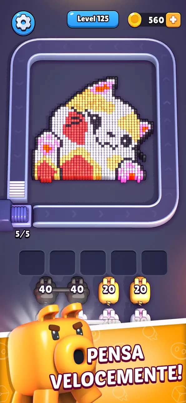 Pixel Flow! iOS Mod IPA screenshot 3 - iOS game interface