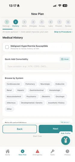 Follie – Anesthesia Assistant iPhone Screenshot 4