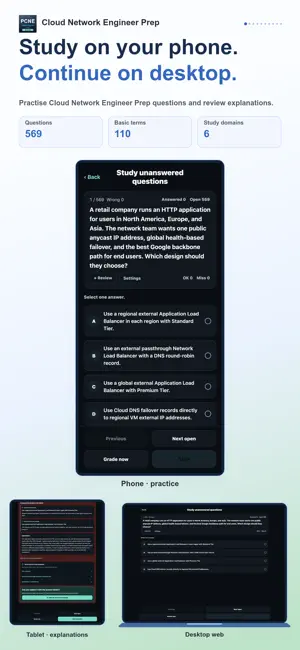 Cloud Network Engineer Prep screenshot 1