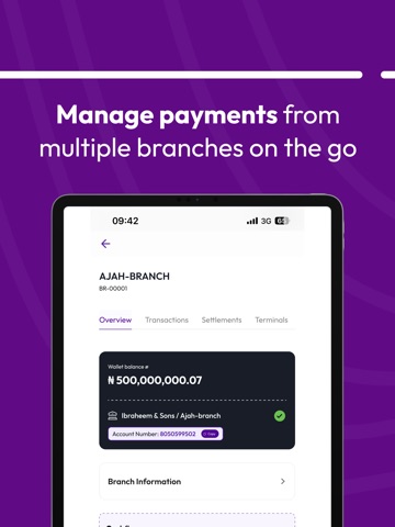 Zedvance Business iPad screenshot