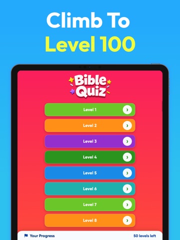 Bible Trivia Quiz - Fun Game iPad screenshot