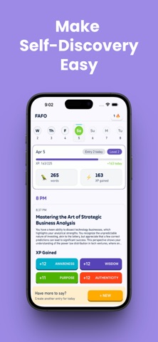 AI Journal & Coach: Fafo screenshot
