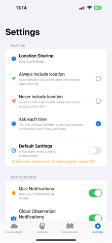 App screenshot