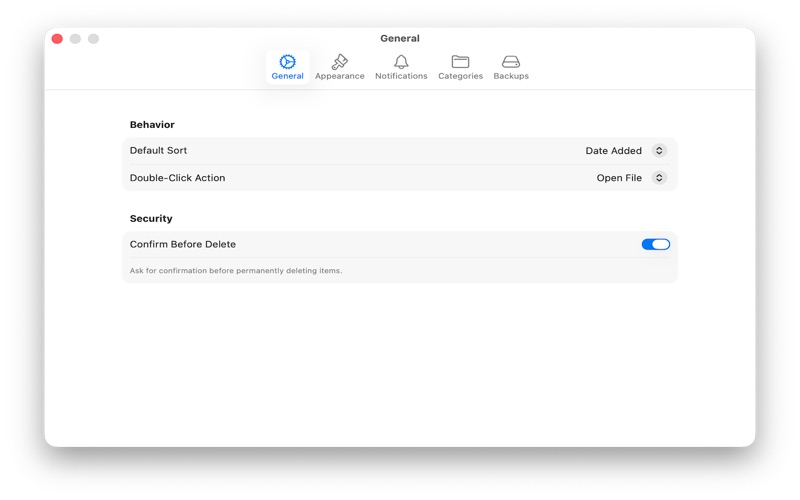 Files Organizer screenshot