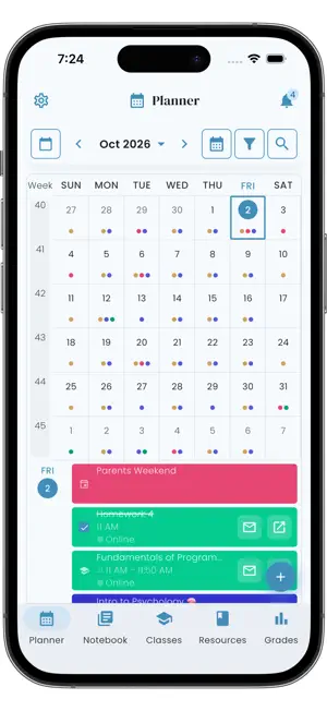 Helium - Student Planner screenshot 1