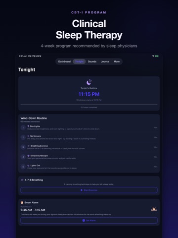 DreamTune AI: Sleep Tracker iPad screenshot
