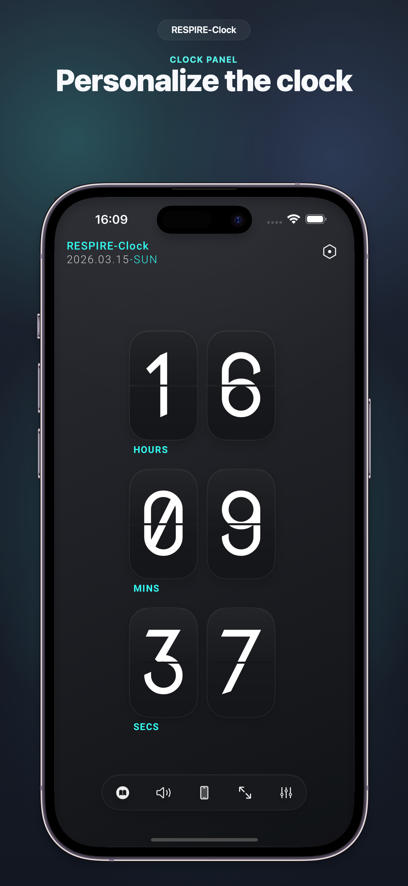 RESPIRE:FlipClock screenshot 8