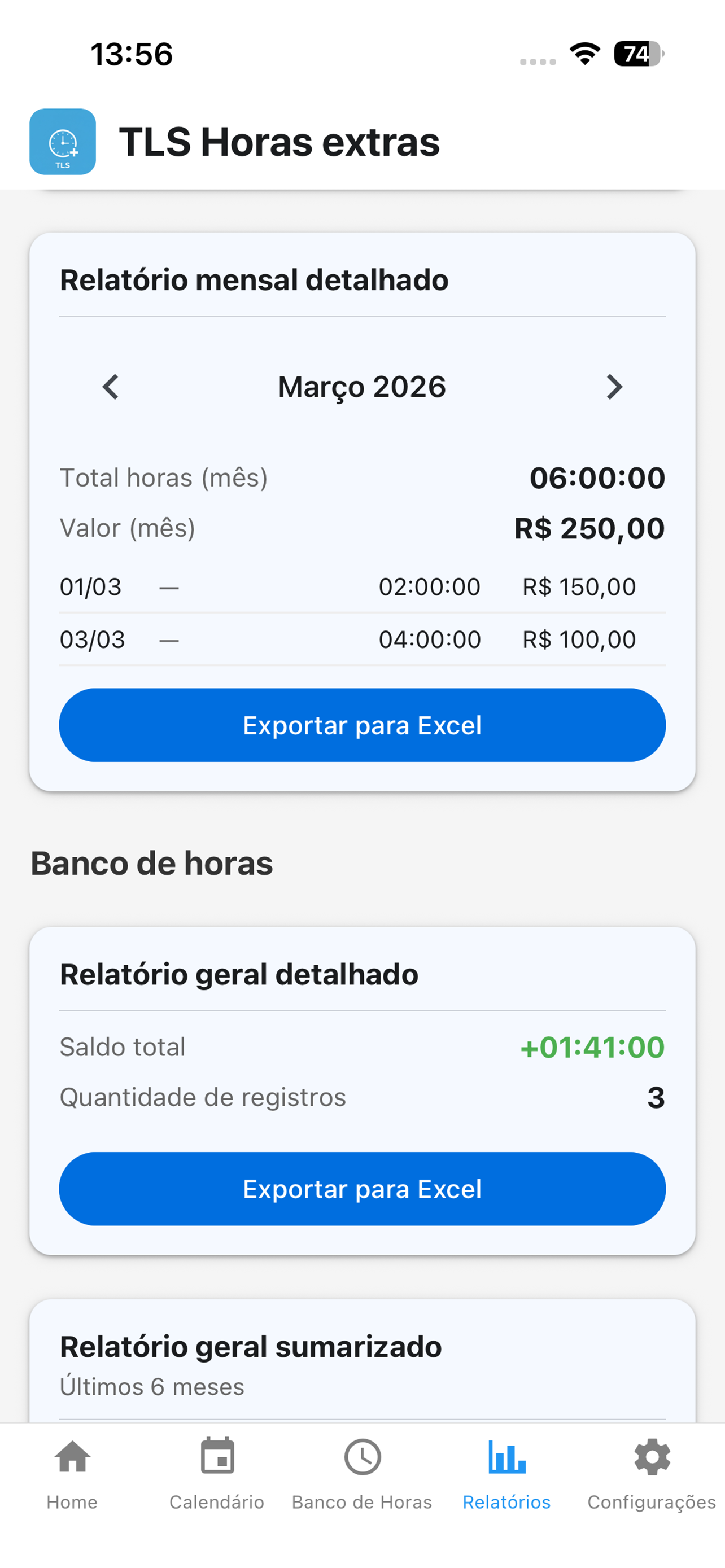 TLS Horas Extras