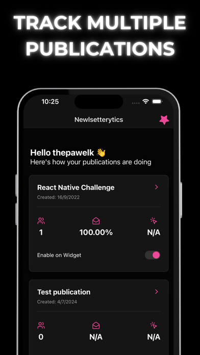 Newsletterytics: Beehiiv's App Screenshot