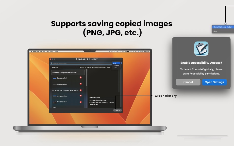 #4. Clipboard Auto Paste Keyboard (macOS) 게시자: Provelopers