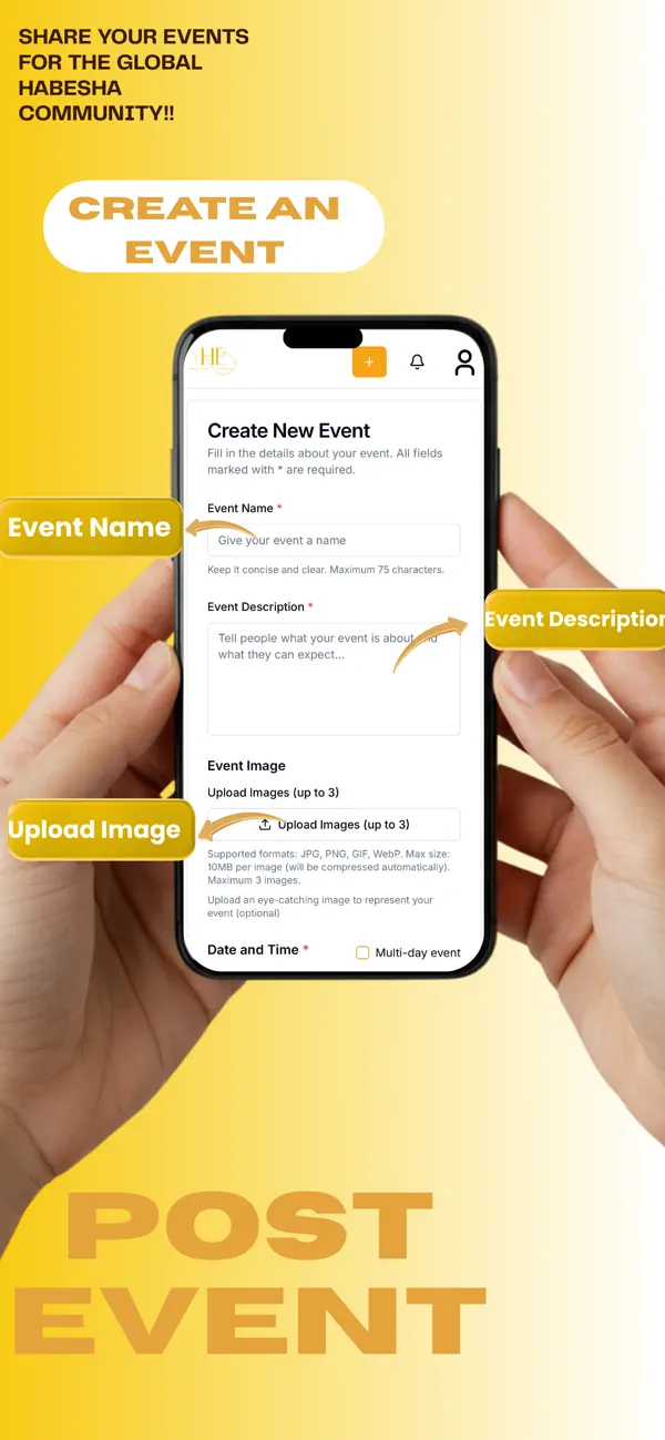 Screenshot #2 pour Habeshan Events