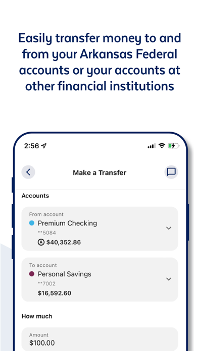 Arkansas FCU Mobile Banking Screenshot