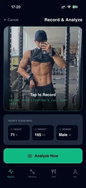 FitnessScan AI screenshot 2