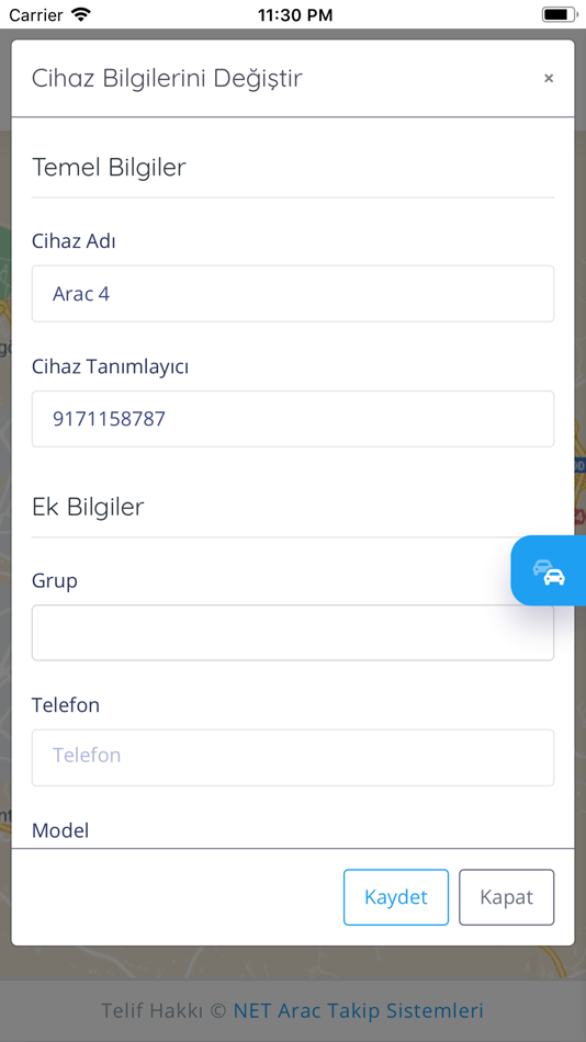 #4. Net Araç Takip Sistemleri (iOS) 由: Riza Cetinyurek