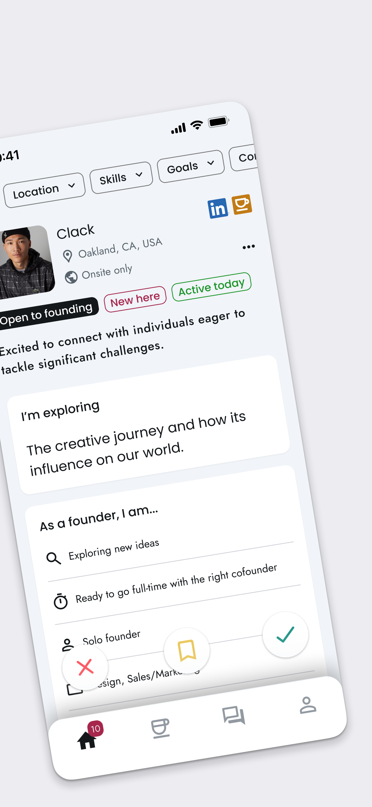CoffeeSpace: Connect & Build
