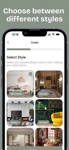 Decorista - AI Home interior iPhone screenshot