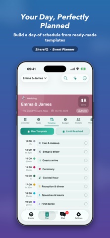 ShereIQ: Event Planner iPhone screenshot
