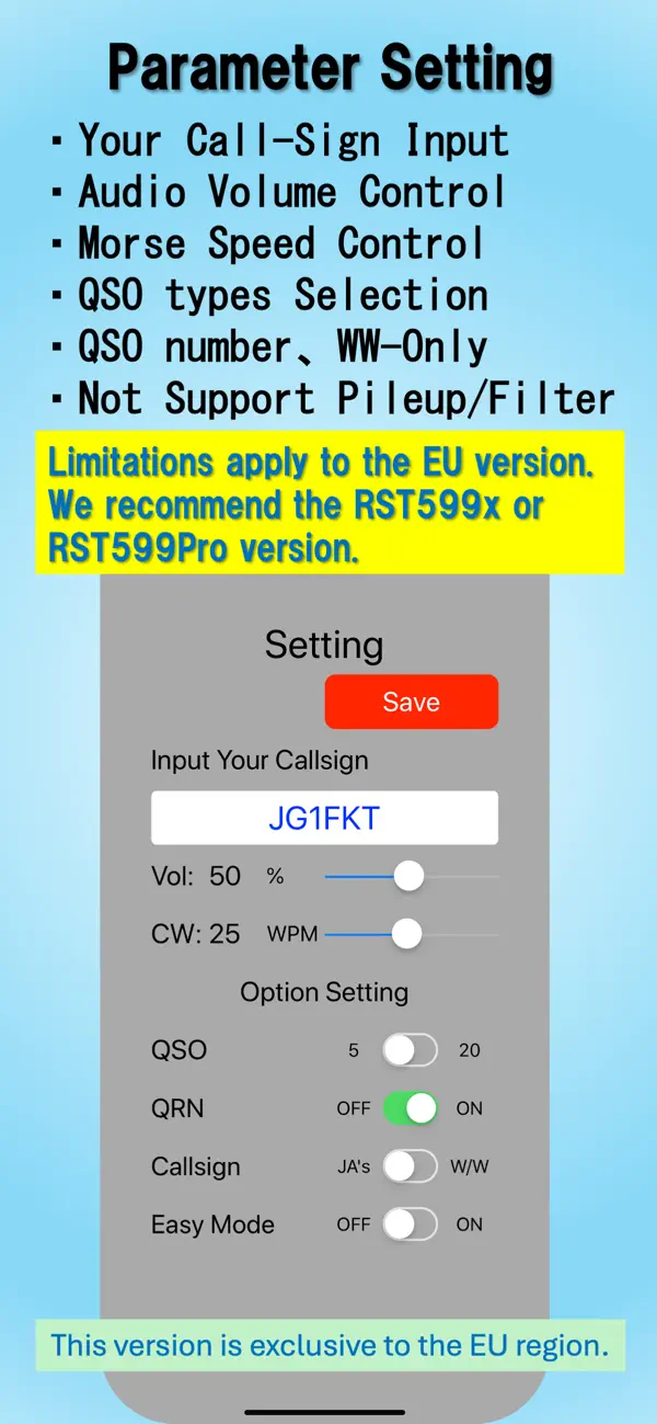 Screenshot #2 pour RST 599EU