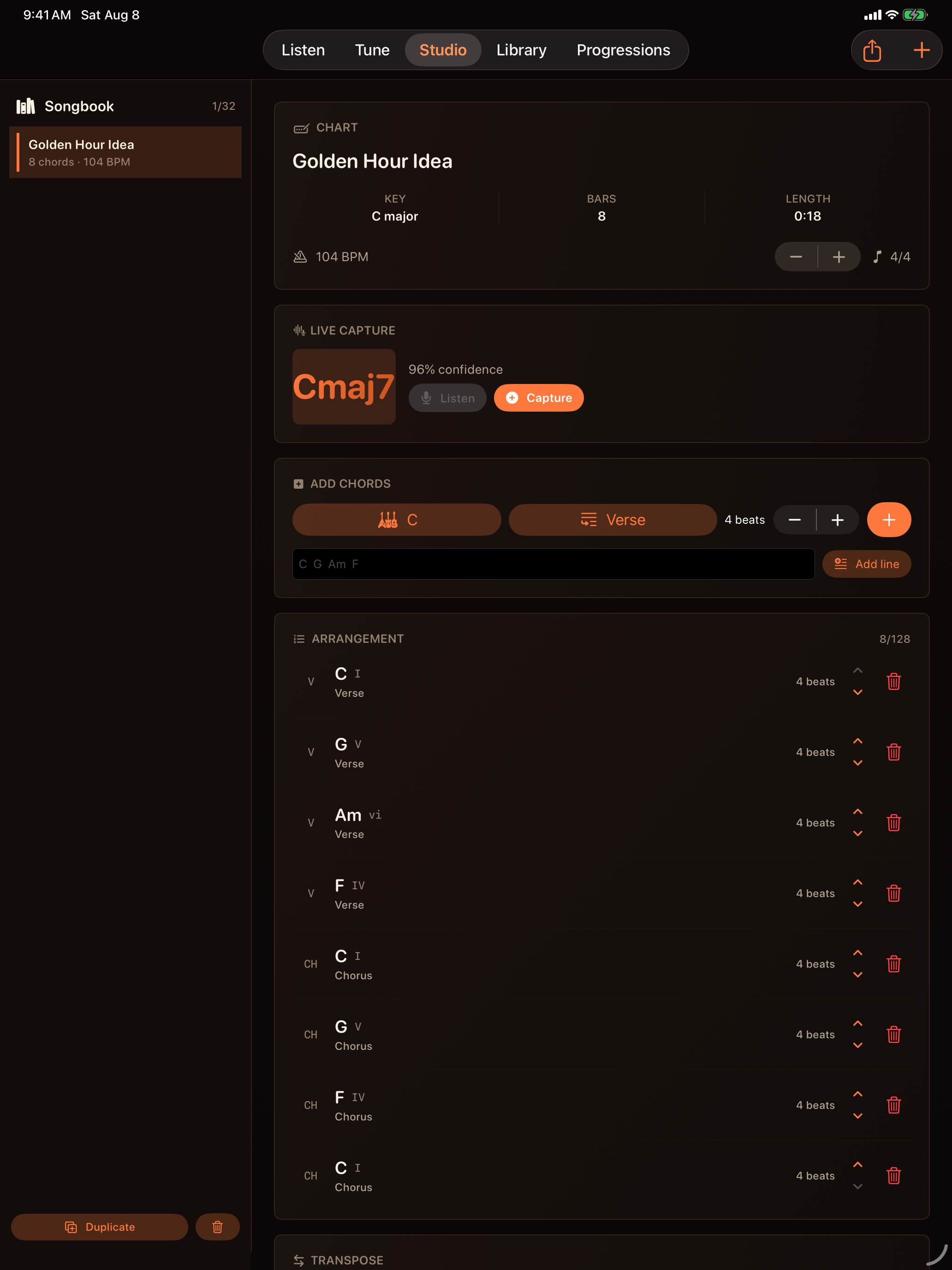 Chordpeek screenshot 8