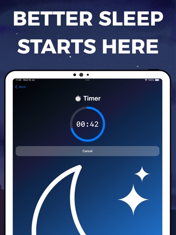 Zen - White Noise For Sleep iPad screenshot
