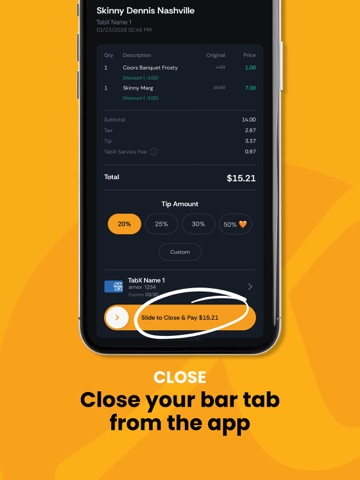 TabX iPad screenshot