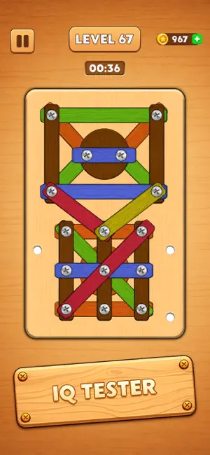 Woodoku IQ: Screw Pin Quest screenshot 2