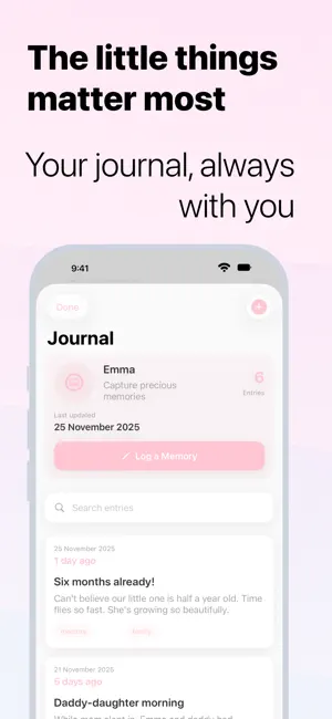 Nuri - Baby Journal & Tracker screenshot 4