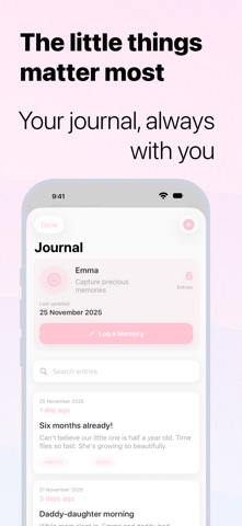 Nuri - Baby Journal & Tracker screenshot